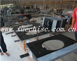 Black Granite Hotel Vanity Top