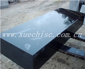 china absolute black granite monument stone 