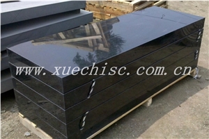 China Hebei Black Granite Tombstone for Sale China Hebei Black Granite Tombstone for Sale