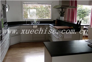 China Shanxi Black Granite Kitchen Countertop