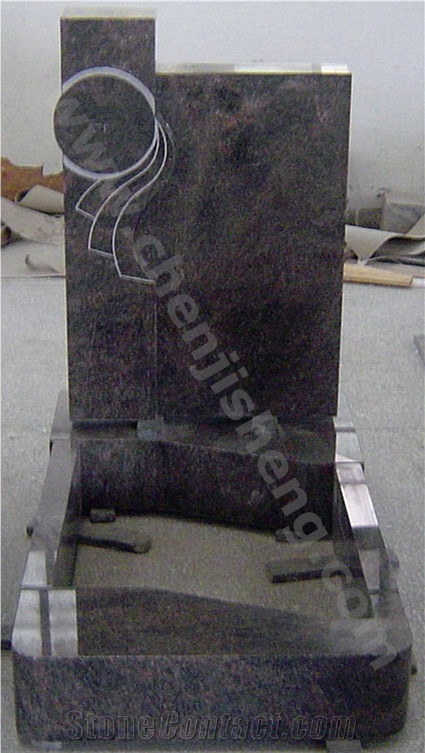 Customized Upright Monuments Granite Gravestones Monuments Headstones With Free Design