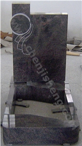 Customized Upright Monuments Granite Gravestones Monuments Headstones With Free Design