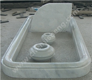 Western Style Cemetery Tombstones White Marble Gravestone Customized Marble Monuments with Free Design Western Style Cemetery Tombstones White Marble Gravestone Customized Marble Monuments with Free Design