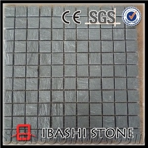 Grey Granite Square Mosaic Tile