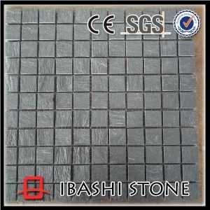 Grey Granite Square Mosaic Tile
