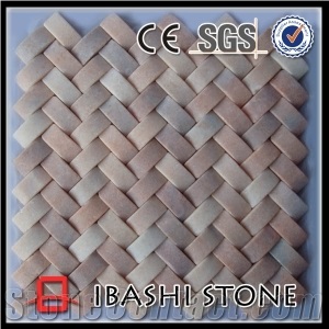Mix Basketwave Mosaic Tile for Wall Decoration