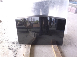 Black Monument Of Head Stone, Black Granite Monument & Tombstone