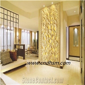 China Beige Sandstone Wall Reliefs