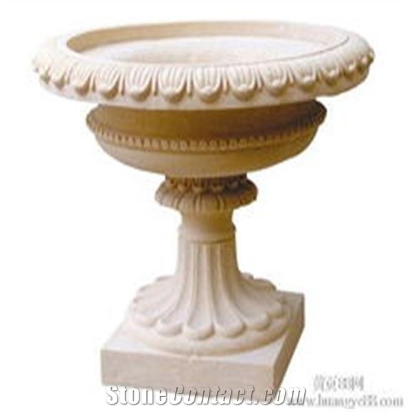 Marble Flower Pot