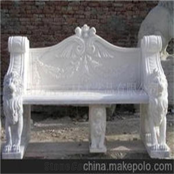 Marble Garden Bench