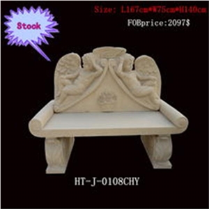 Marble Garden Bench