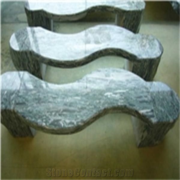 Marble Garden Bench