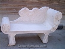 Marble Garden Bench