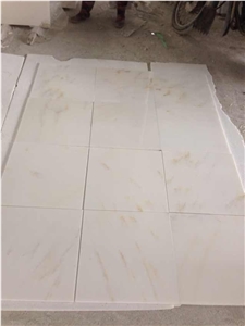 Golden Silk White Marble Slabs & Tiles