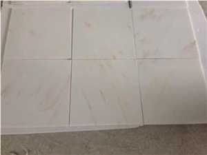 Golden Silk White Marble Slabs & Tiles