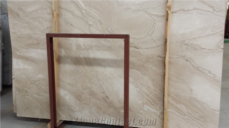 Daino Cream Slabs & Tiles, Italy Beige Marble