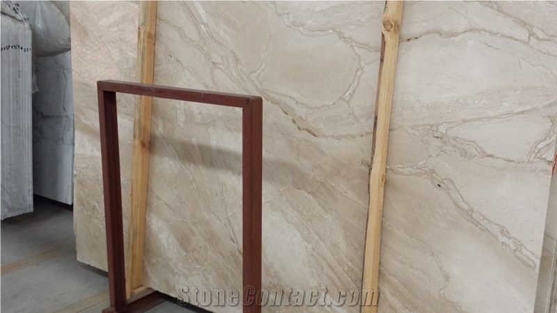Daino Cream Slabs & Tiles, Italy Beige Marble