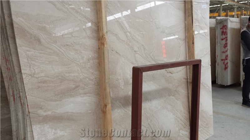Daino Cream Slabs & Tiles, Italy Beige Marble
