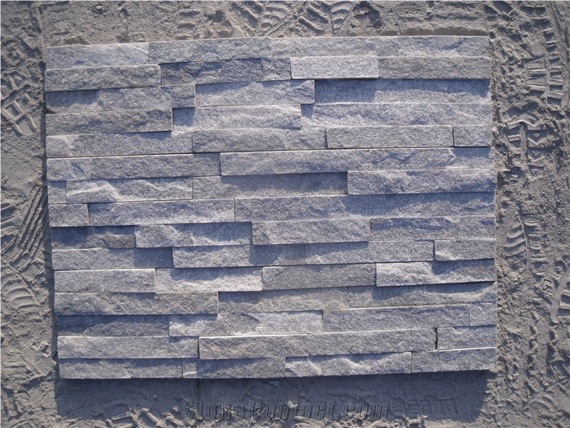 China Grey Quartzite Cultured Stone Veneers, Ledgestone Wall Cladding, Quartzite Stacked Stone for Walling