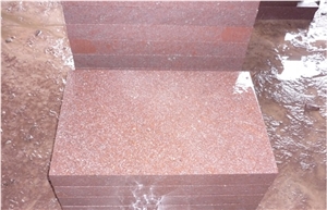 G666 Shouning Red Porphyry Flooring/Paving Chinese Red Granite Tiles, Cube/Cobble Stone
