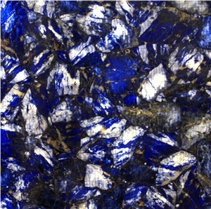 Translucent Blue Sodalite Semiprecious Stone Translucent Blue Sodalite Semiprecious Stone