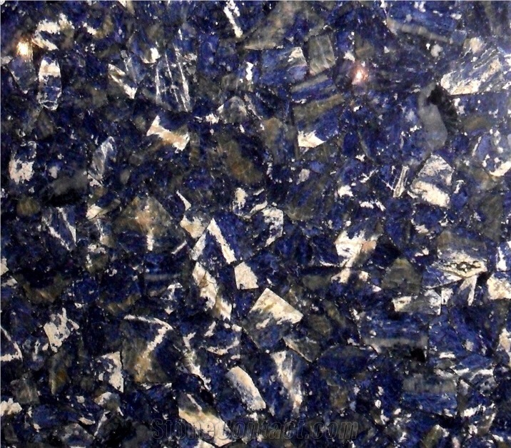 Translucent Blue Sodalite Semiprecious Stone