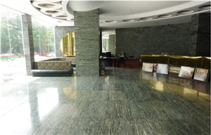 Yunnan Green/Seawave Green Flooring/Walling Chinese Green Granite Tiles & Slabs