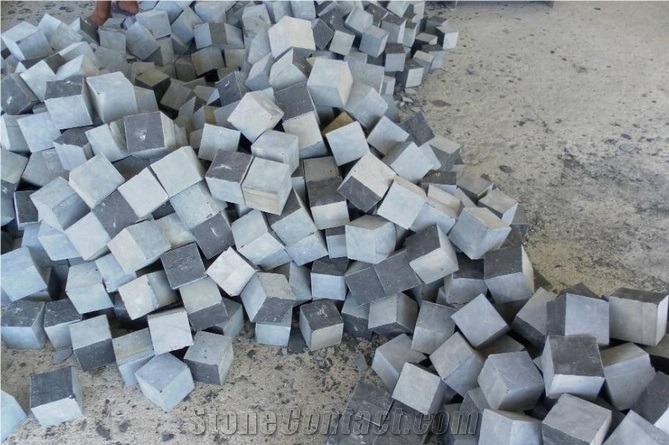 Zhangpu Black/Vina Basalt/Lava Stone Cube/Cobble Stone