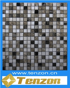 2014 Fashion Marble Stone Mosaic Tile, Kavala Grey Marble Mosaic