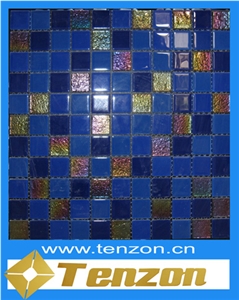 Best Sell Glass Mosaic Tiles, Golden Cobra Marble Glass Mosaic