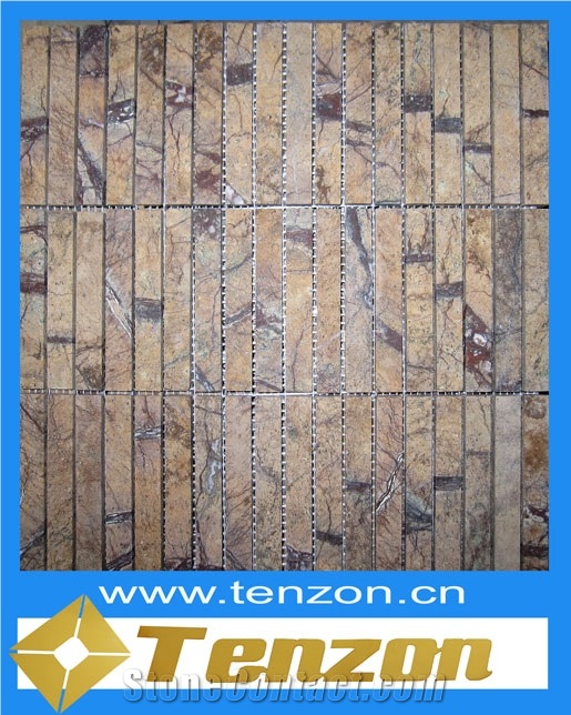 Hot Sell Brick Mosaic, Royal Yellow Marble Brick Mosaic