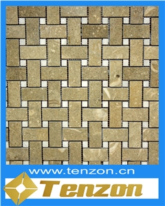 Hot Sell Brick Mosaic, Royal Yellow Marble Brick Mosaic