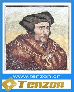 The Aged Portrait Mosaic Stone Art