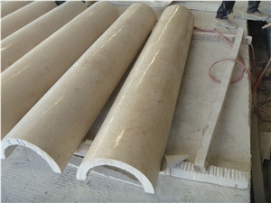 Crema Marfil Marble Column