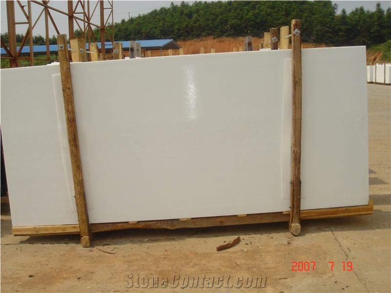 Pure White Crystallized Stone