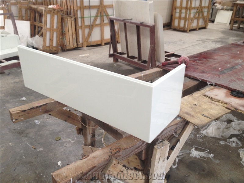 Pure White Crystallized Stone