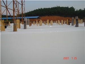 Pure White Crystallized Stone