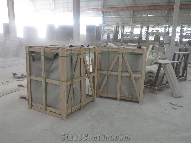 Tan brown granite column