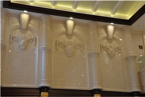 3d Natural Marble Windows and Quoins and Columns