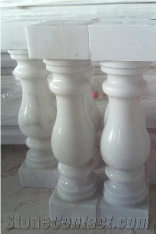 Guangxi White Baluster and Stair Rails
