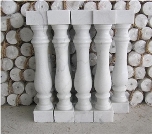 Guangxi White Baluster and Stair Rails
