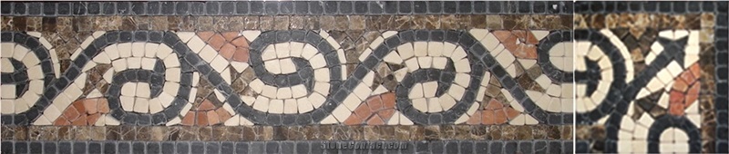 Marble Mosaic Border and Moulding