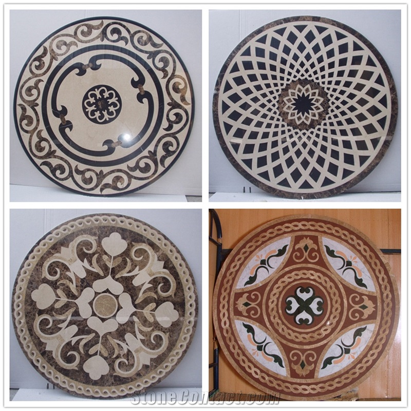 Supply Marble Waterjet Medallion & Pattern Tile