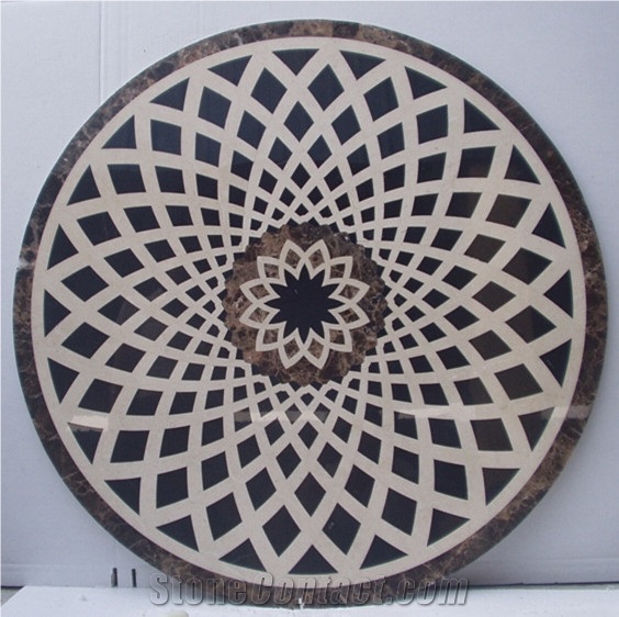 Supply Marble Waterjet Medallion & Pattern Tile