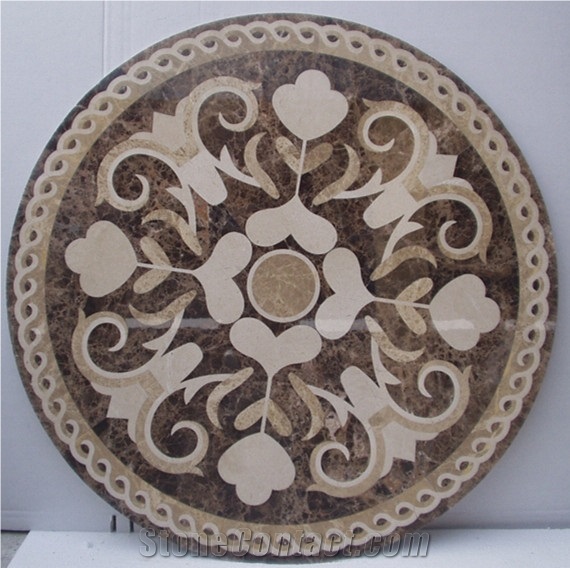 Supply Marble Waterjet Medallion & Pattern Tile