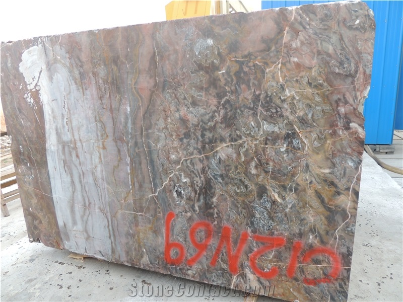 Red Louis Agate Marble Blocks