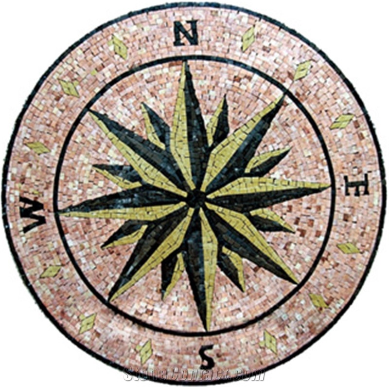 Round-Shape Mosiac Medallion