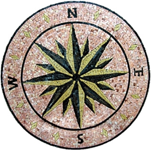 Round-Shape Mosiac Medallion