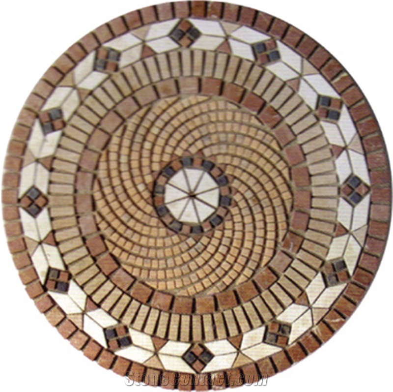 Round-Shape Mosiac Medallion