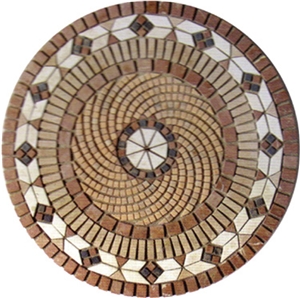 Round-Shape Mosiac Medallion